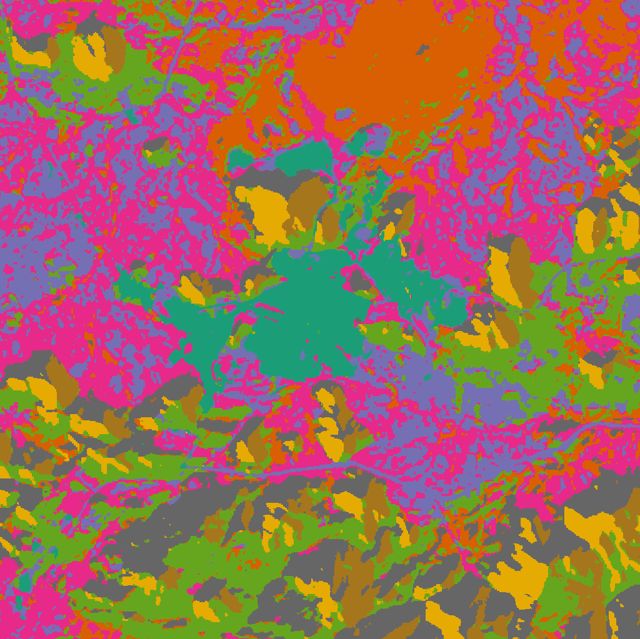 H06 AlphaEarth k-means (k=8) · 2024