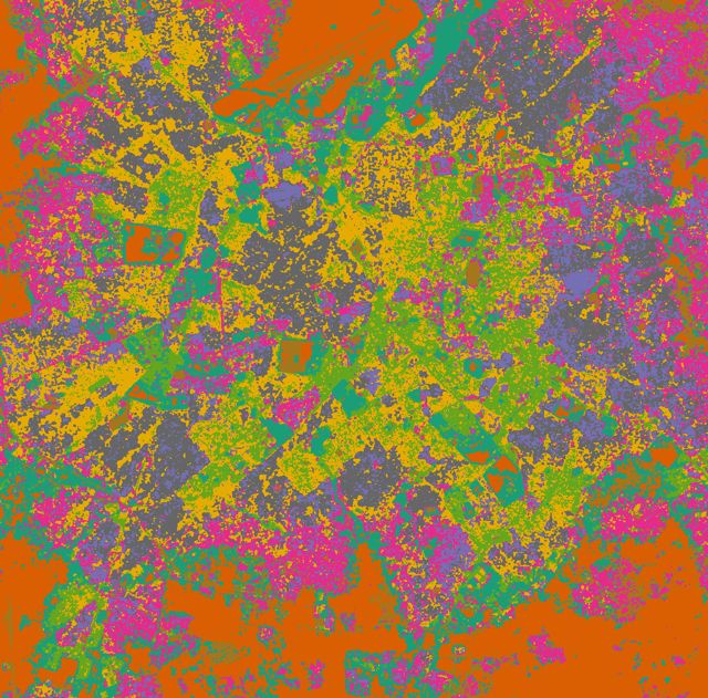 H09 AlphaEarth k-means (k=8) · 2024
