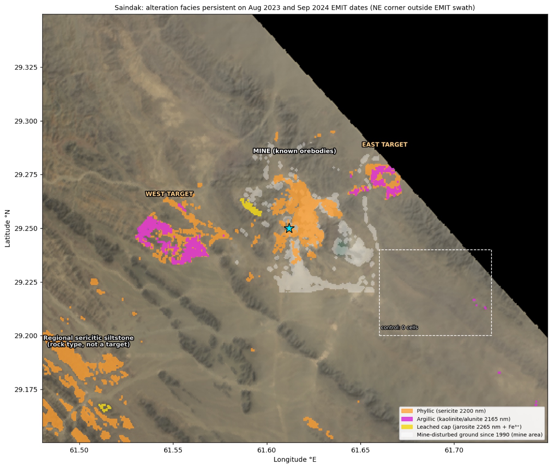 Facies map